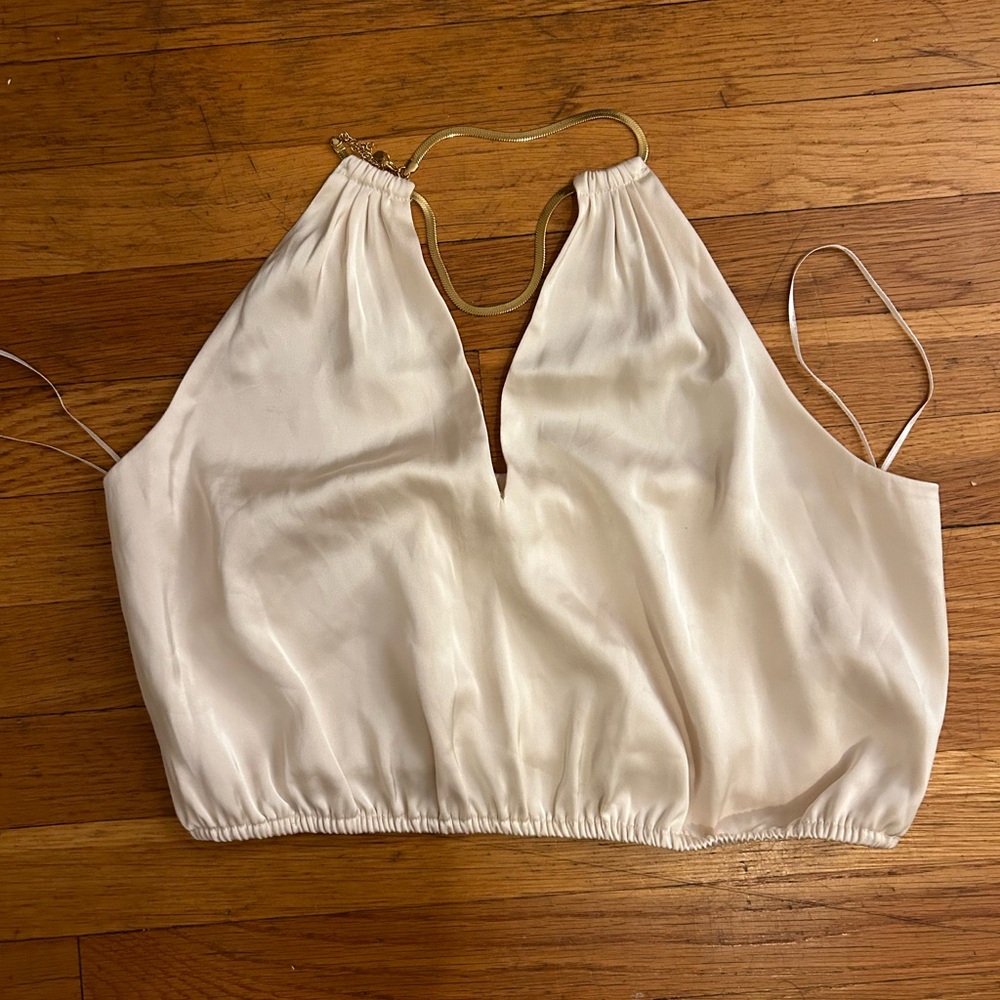 Crop Open Back Top
